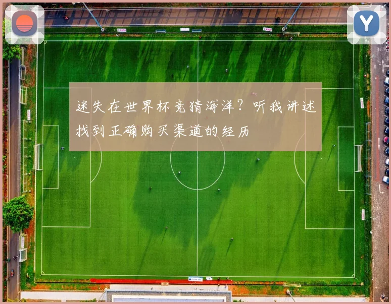 迷失在世界杯竞猜海洋？听我讲述找到正确购买渠道的经历